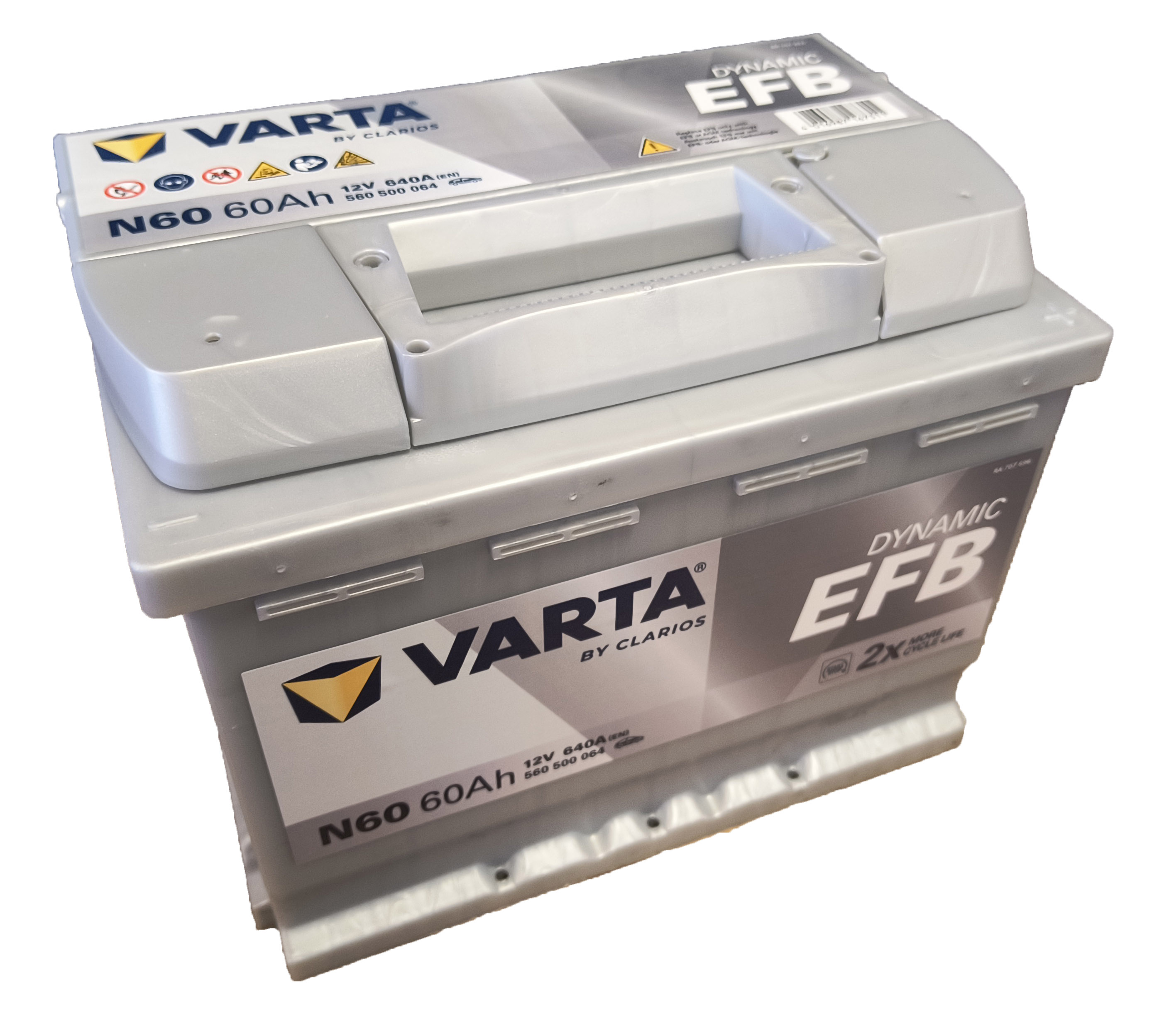 ΜΠΑΤΑΡΙΑ ΑΥΤΟKΙΝΗΤΟΥ 12V 60AH EFB VARTA 